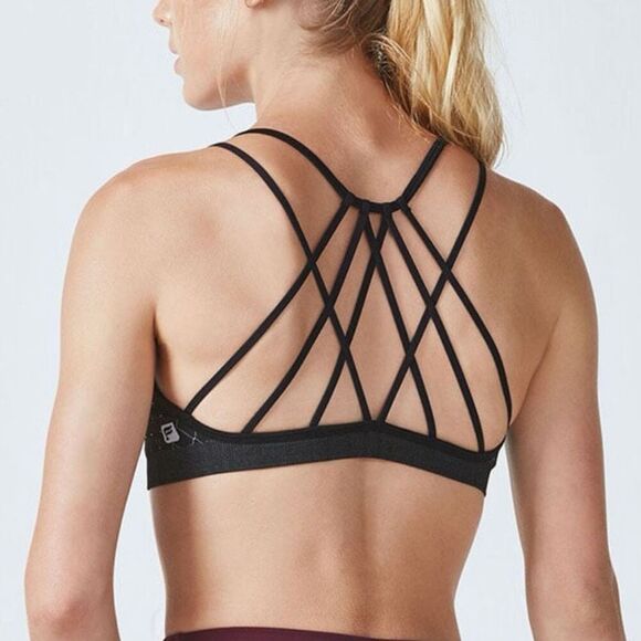 Fabletics Dash Seamless Bra II Black Size Large - Picture 2 of 6